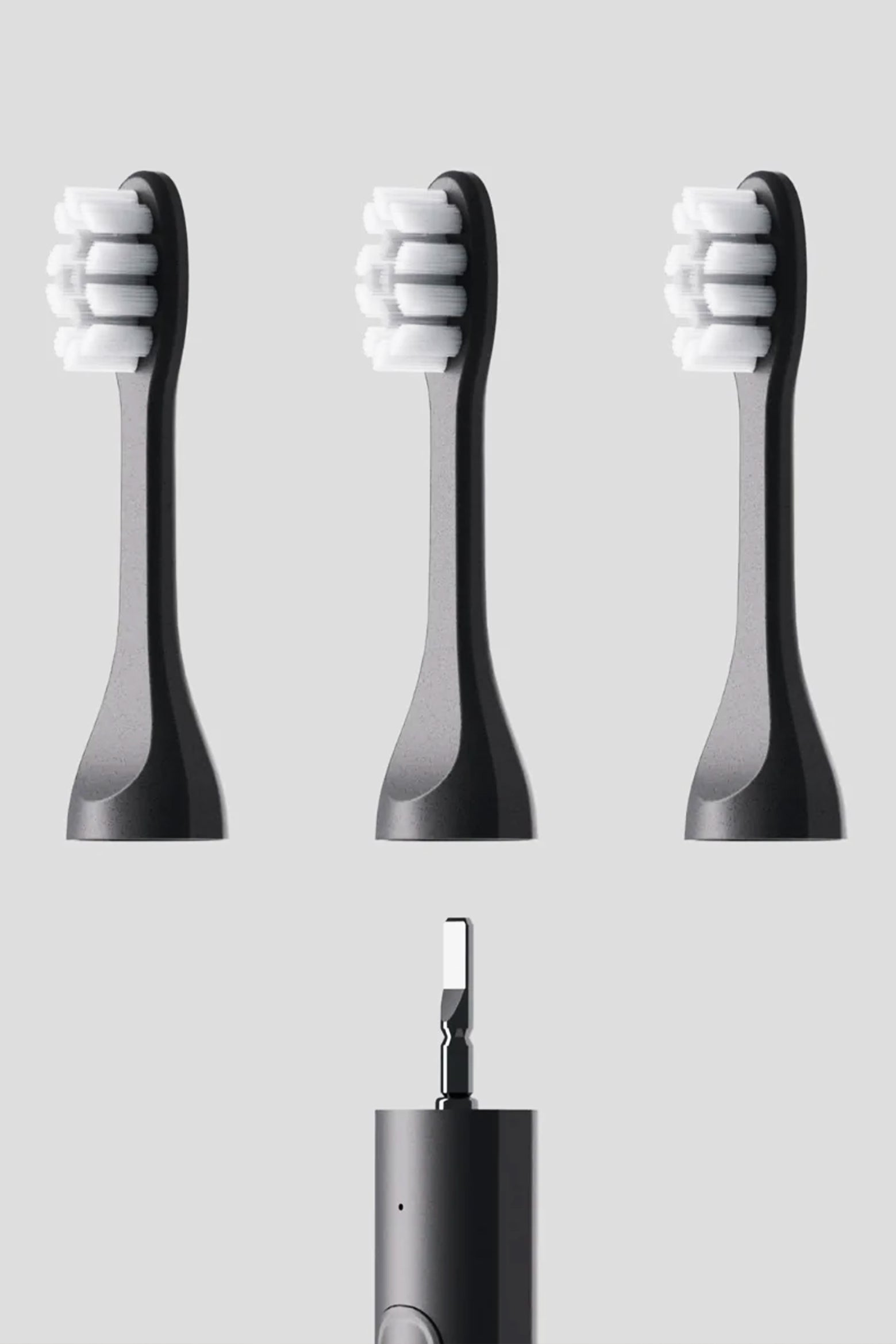 3 Toothbrush-Heads™ Black | Monthly Supply